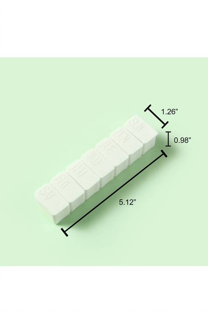 Weekly Travel Pill Organizer