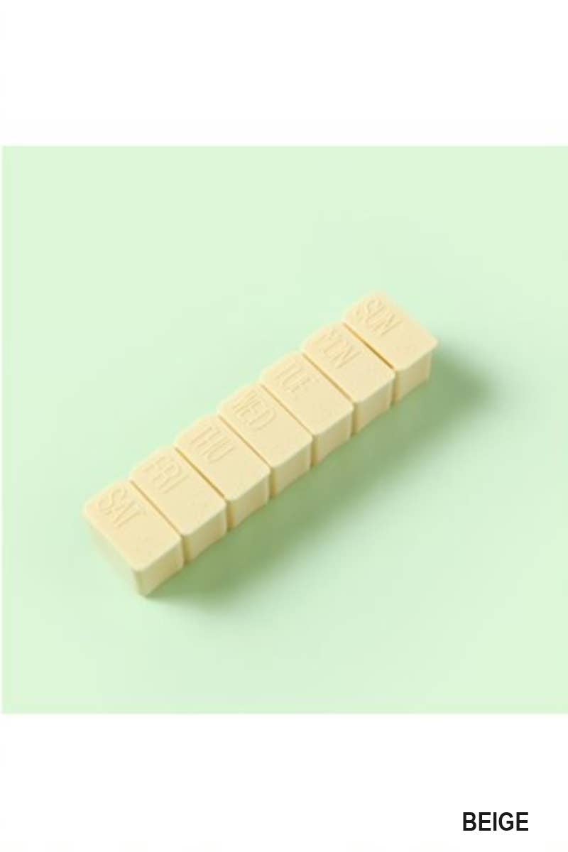 Weekly Travel Pill Organizer