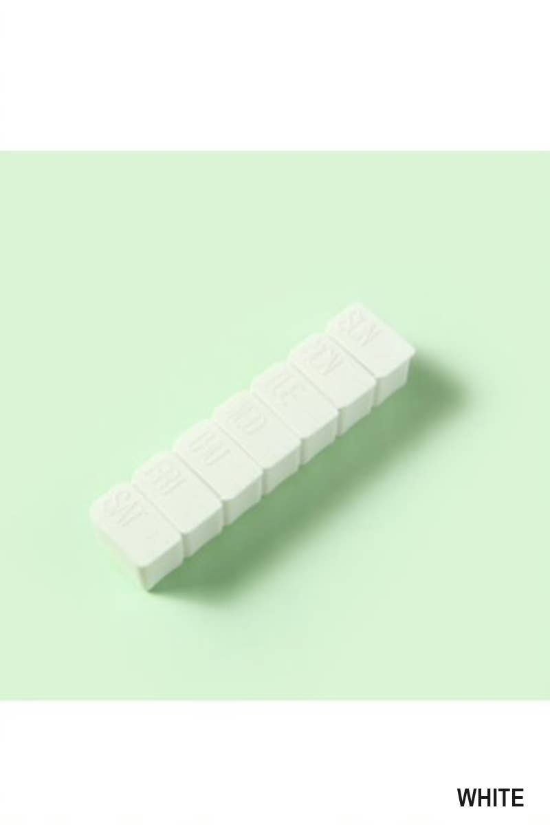 Weekly Travel Pill Organizer