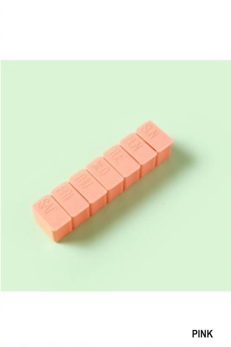 Weekly Travel Pill Organizer