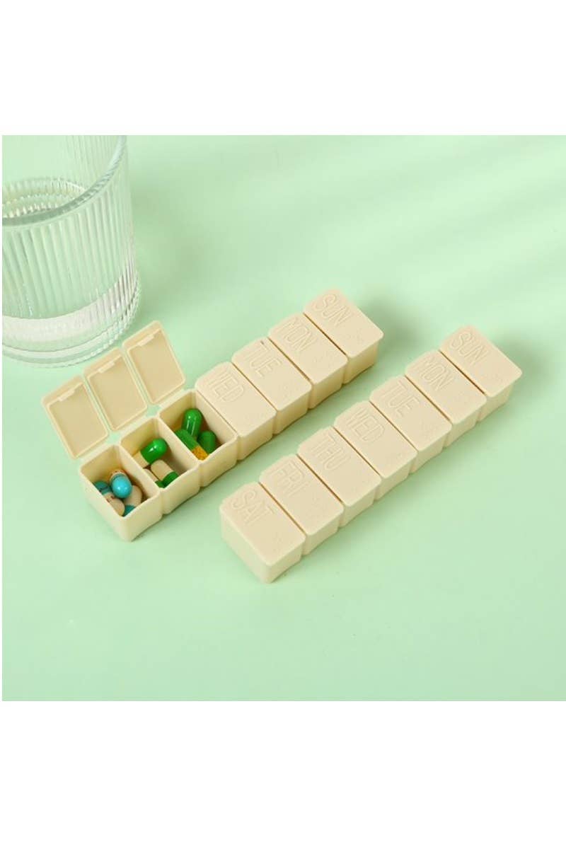 Weekly Travel Pill Organizer